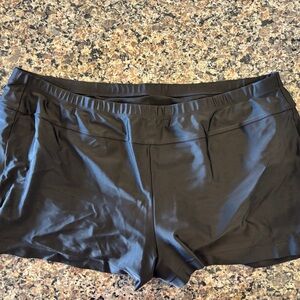 Women's Black Swim Shorts